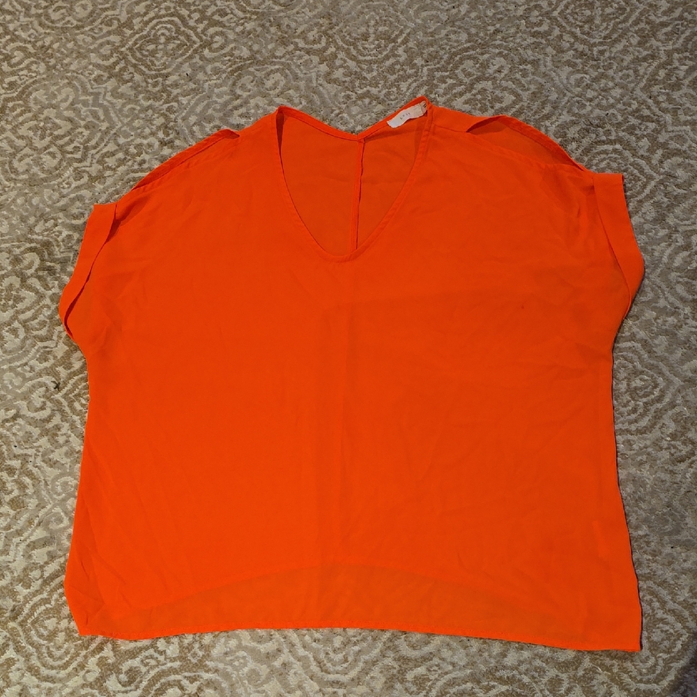 Vibrant Orange Women's Top